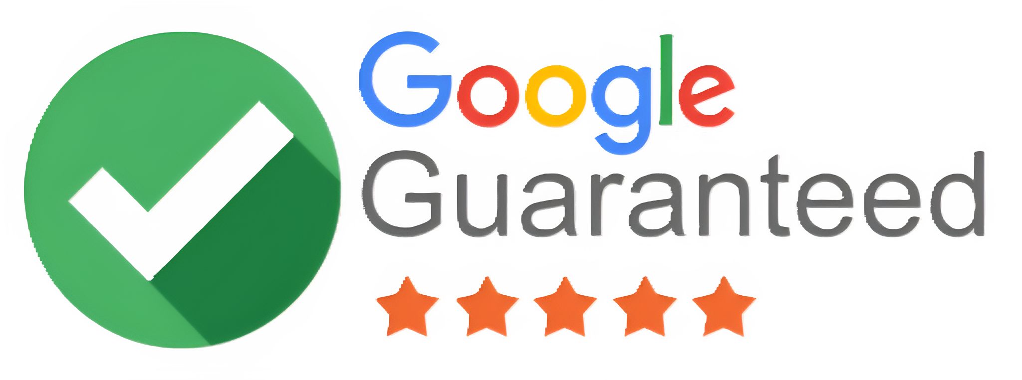 Google Guaranteed 5 star reviews